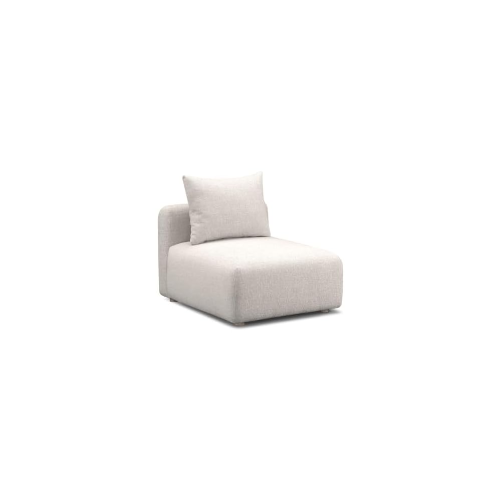 Tov Furniture Hangover Sedona Red Textured Fabric Modular Armless Chair