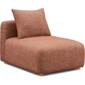 Tov Furniture Hangover Sedona Red Textured Fabric Modular Armless Chair